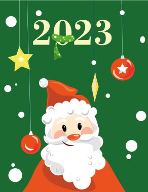 Mutlu yıllar, Noel Baba, 2023, Noel ağacı oyuncakları
