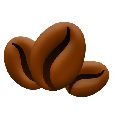 Ağaç vektörü kahve çekirdekleri