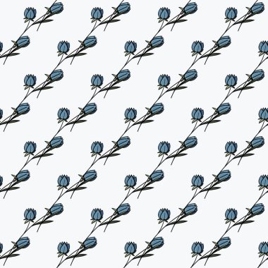 Çiçek arkaplan yeşili baskısı