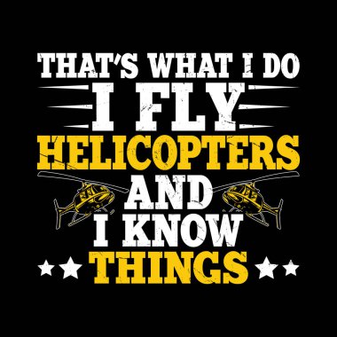 Anneler Günü Komik Retro Pilot Helikopter Tişörtü Tasarımı