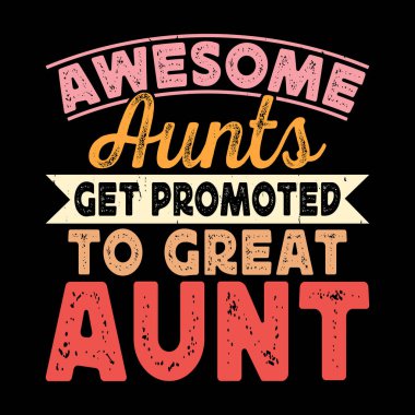 Komik yeğen Retro Vintage Anne ve Teyze Tişört Tasarımı