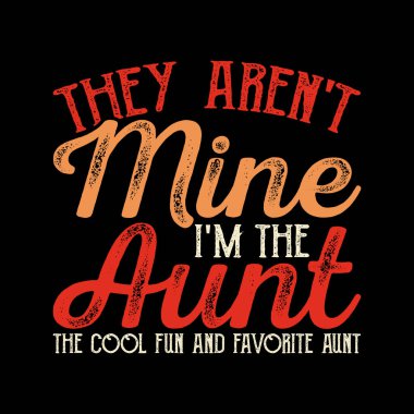 Komik yeğen Retro Vintage Anne ve Teyze Tişört Tasarımı 