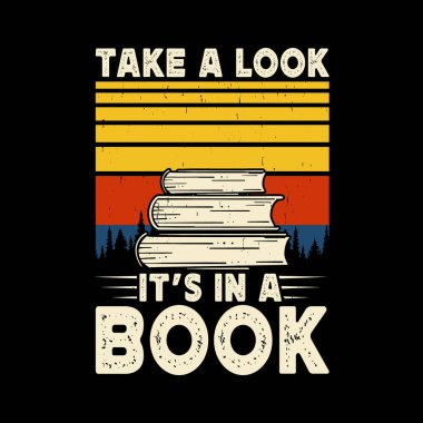 Şuna bir bak. Komik bir kitapta, yazar Retro Vintage Yayınlanmış Kitap Yazarı, tişört Tasarımı.