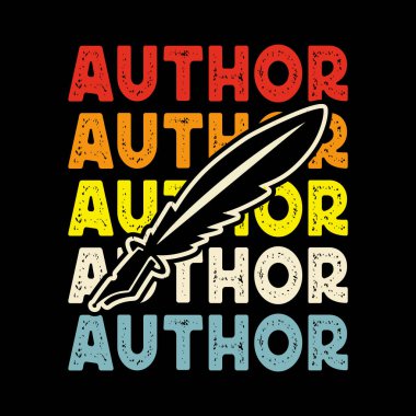 Bu OIs My Writer Funny Book Writer Retro Vintage Published Book Author Tişört Tasarımı