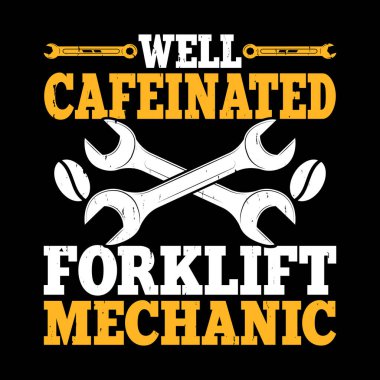 Kahve Aşığı Komik Mekanik Mühendisi Retro Vintage Mekanik Tişört Tasarımı