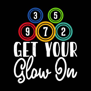 Komik Bingo Oyuncu Kumarhanesi Retro Vintage Bingo Tişört Tasarımı Üzerine Parla