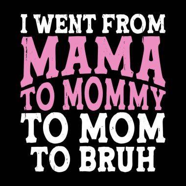 Anneden anneye, annemden kardeşe komik büyükannemin eski moda anneler günü tişört tasarımına geçtim.