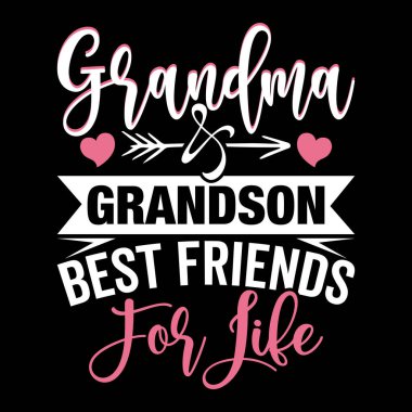 Funny Grandma Retro Vintage Mothers Day T-shirt Design clipart