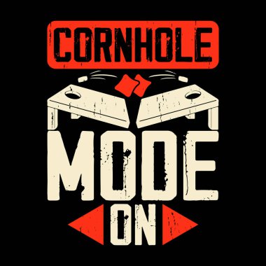 Cornhole Kipi Komik Cornhole Oynatıcısı Retro Vintage Cornhole Tişört Tasarımı