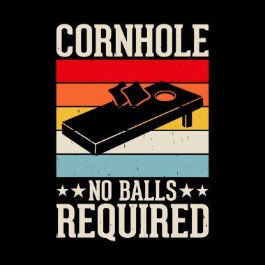 Cornhole Taşaksız Komik Cornhole Oynatıcısı Gerekli Eski Cornhole Cornhole Tişört Tasarımı