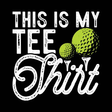 Bu benim tişörtüm komik golf oyuncularım, golfçü Retro Vintage golf tişörtü tasarımım.