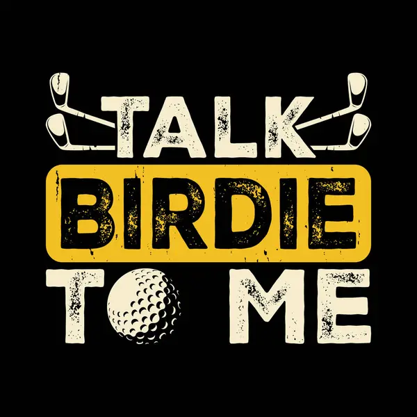 Birdie to Me Funny Golf Oyuncuları Golfçü Retro Vintage Golf Tişörtü Tasarımı