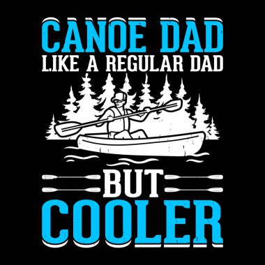 Babalar Günü Komik Yüzücü Tekne Retro Vintage Kayak tişörtü Tasarımı