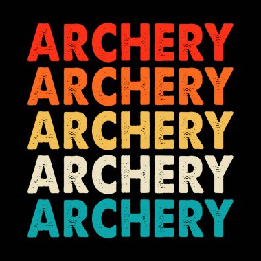 Komik Archer Bowman Aşığı Avlama Retro Klasik Okçuluk Tişörtü Tasarımı 