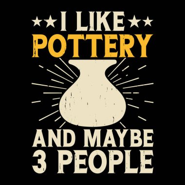 Çömlekçilik ve belki 3 kişi komik çömlek sanat yapıcısı antika seramik sanatçı çömlek tasarımı