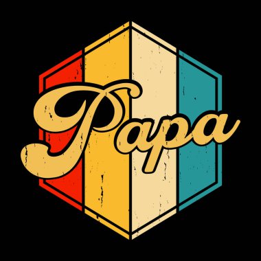 Komik büyükbaba Retro Vintage Babalar Günü Tişörtü Tasarımı
