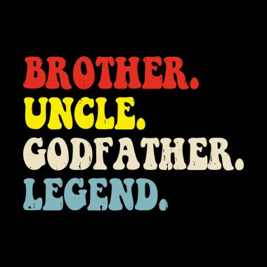 Amca Amca Efsane Komik Büyükbaba Retro Vintage Babalar Günü Tişörtü Tasarımı