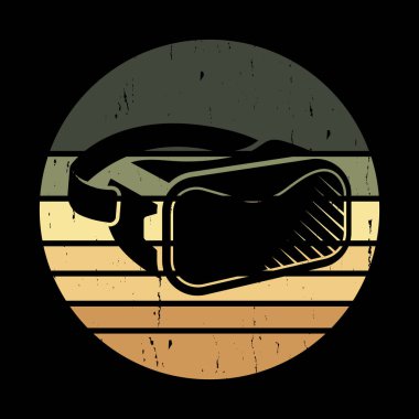 Komik Sanal Gerçeklik Retro Vintage Tişört Tasarımı