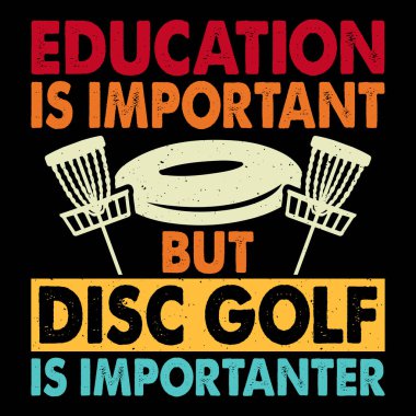 Komik Disk Golfçüsü Retro Vintage Golf tişörtü Tasarımı