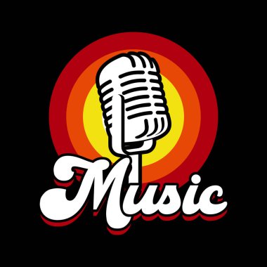 Komik Müzisyen Bas Müzik Retro Müzisyen Tişörtü Tasarımı