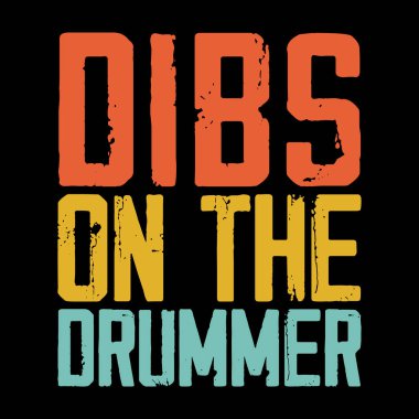 Trampetçi Komik Retro Vintage Davulcu Tişörtü Tasarımı benimdir