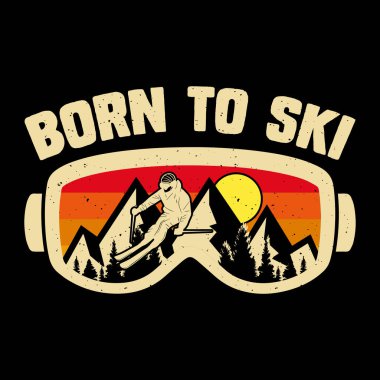 Komik Kayak Sports Retro Vintage Kayak Tişörtü Tasarımı Doğumu