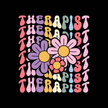 ABA Davranış Analisti Teknisyen Vintage Davranış Terapisti Tişört Tasarımı