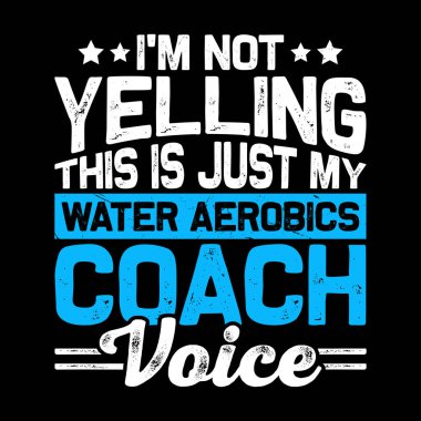 Komik Aerobik Eğitmeni Klasik Aerobik Eğitim Tişörtü Tasarımı