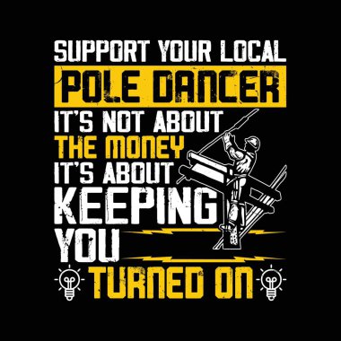 Klasik Komik Elektrikçi tişörtü Tasarımı