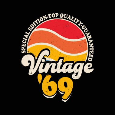  Sunset Özel Baskı Retro Vintage Tişört Tasarımı