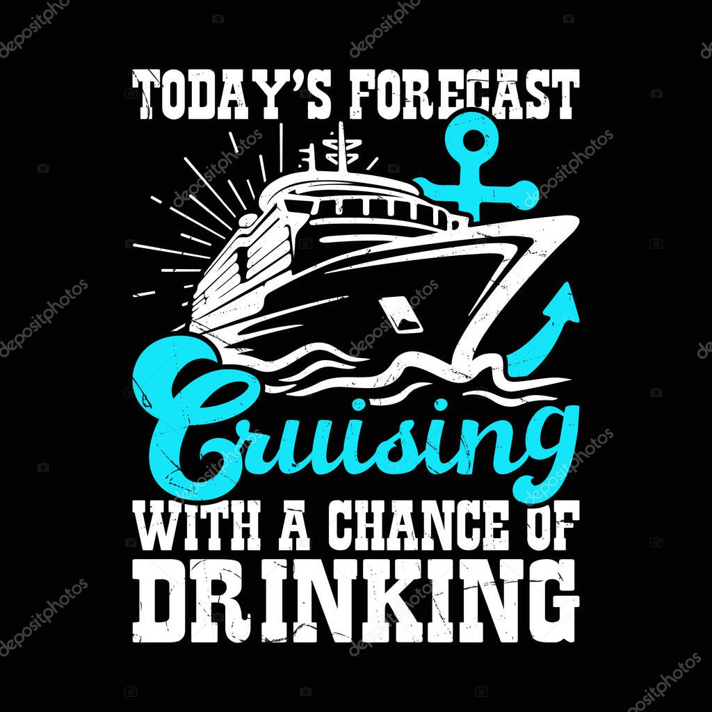 Retro Vintage Family Cruise T-Shirt Design