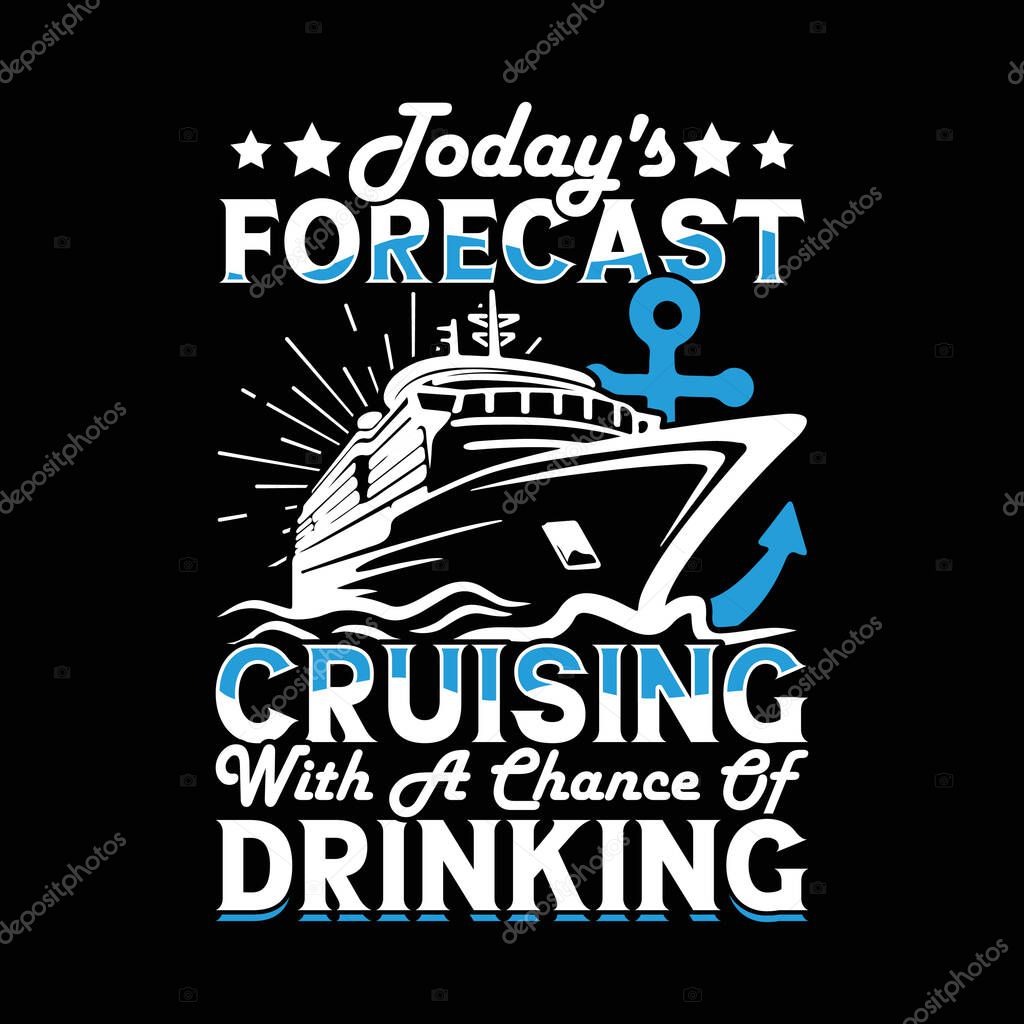 Retro Vintage Family Cruise T-Shirt Design