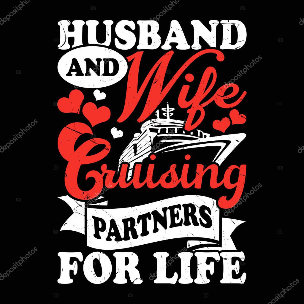 Retro Vintage Family Cruise T-Shirt Design