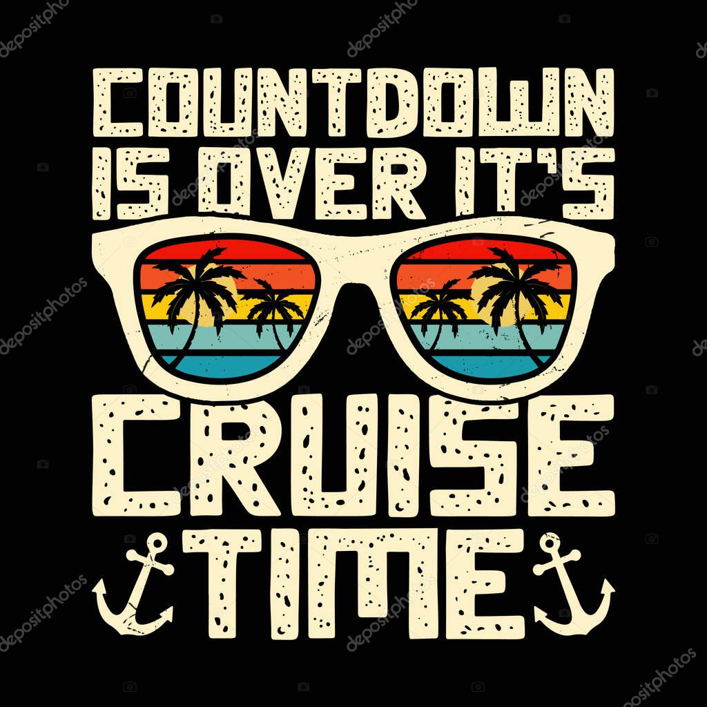 Vintage Family Cruise T-Shirt Design