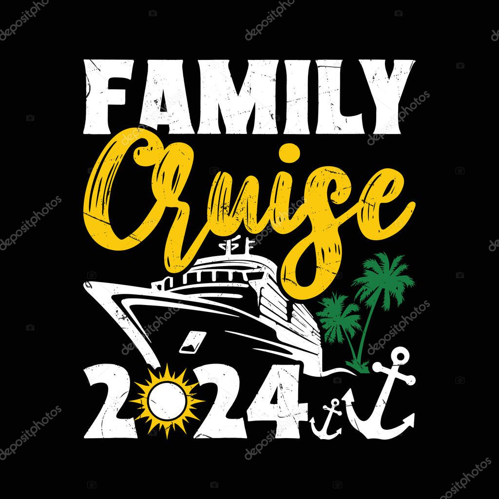 Family Cruise T-Shirt Design