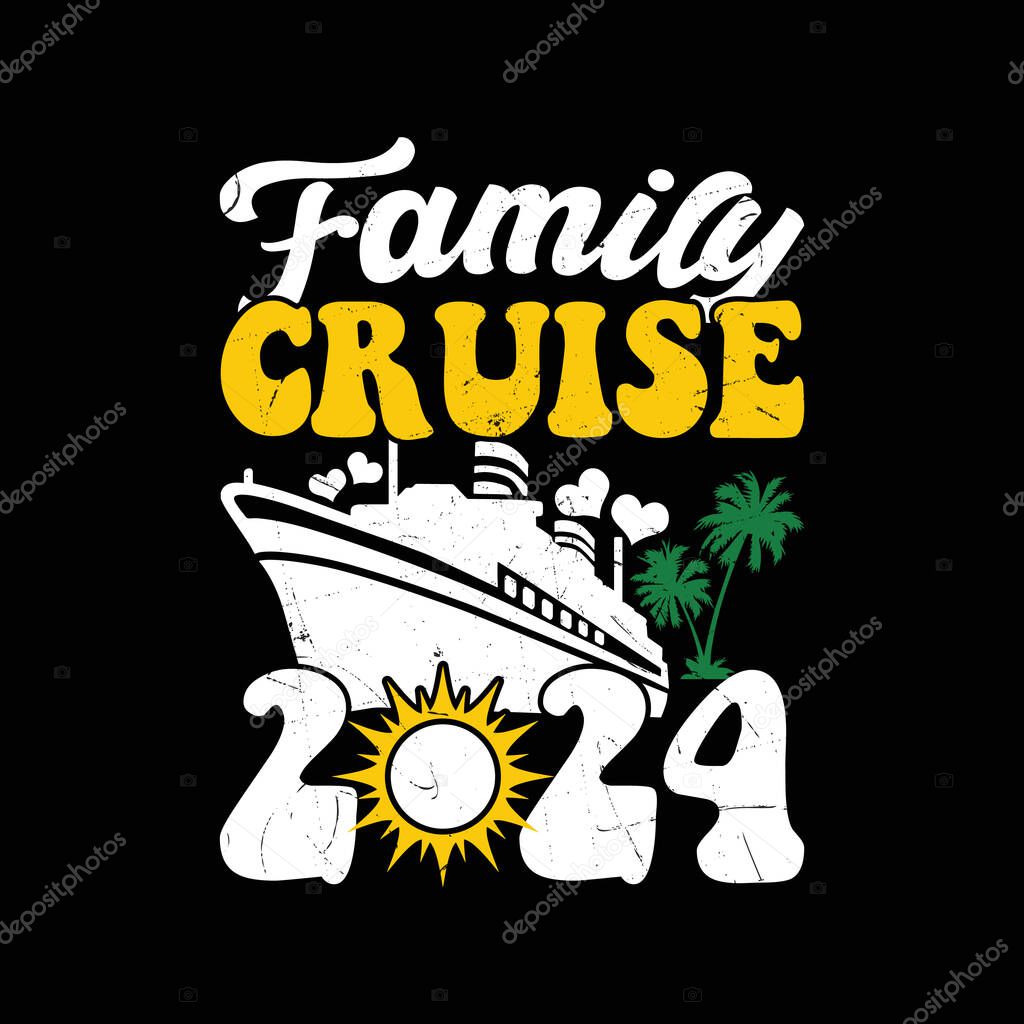 Family Cruise T-Shirt Design
