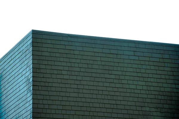 Fachada Edifício Com Azulejos Decorativos Madeira Uma Área Sombria Centro — Fotografia de Stock