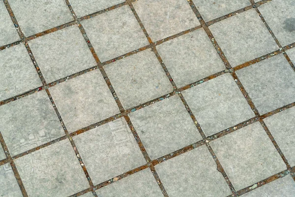 Patten Geométrico Calçada Calçada Para Textura Com Blocos Cimento Quadrados — Fotografia de Stock