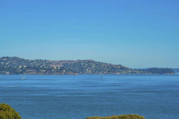 Berge Der Nähe Von Alcatraz Der Innenstadt Von San Francisco — Stockfoto