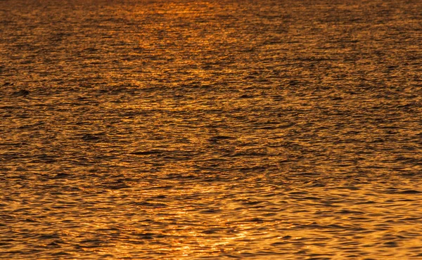 Odrážející Západ Slunce Moře — Stock fotografie