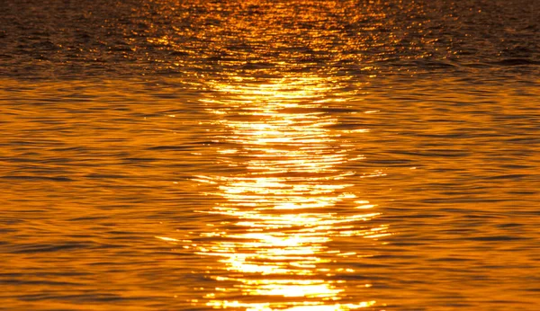 Odrážející Západ Slunce Moře — Stock fotografie