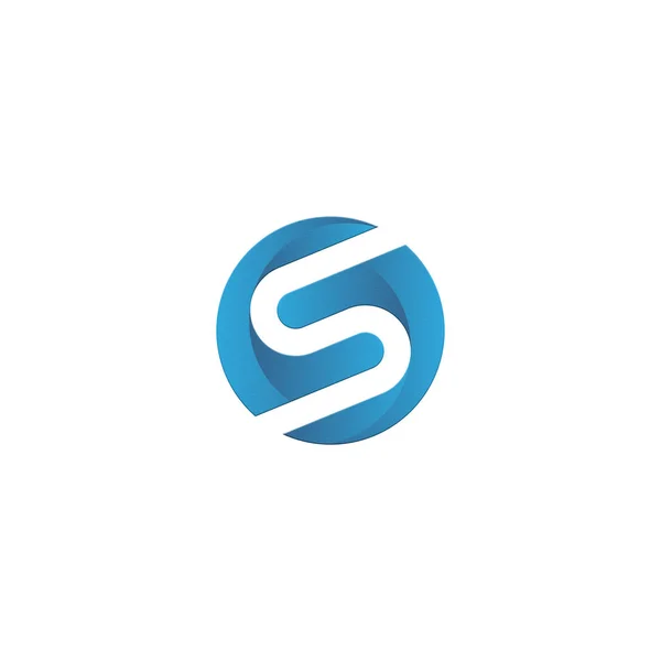 Design Logotipo Letra — Vetor de Stock