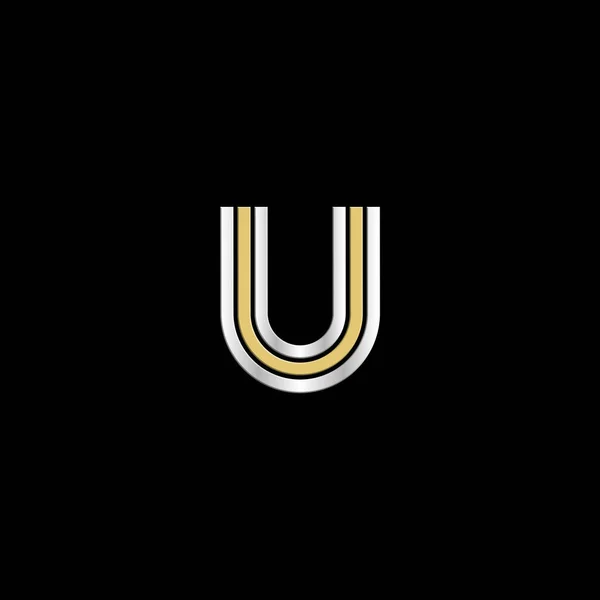 Letra Logotipo Para Uso Inicial — Archivo Imágenes Vectoriales