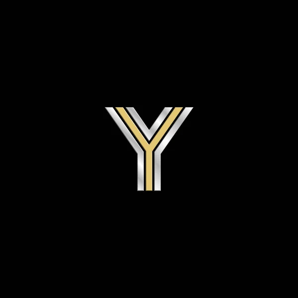 ブランド企業のための文字Yロゴデザイン — ストックベクタ