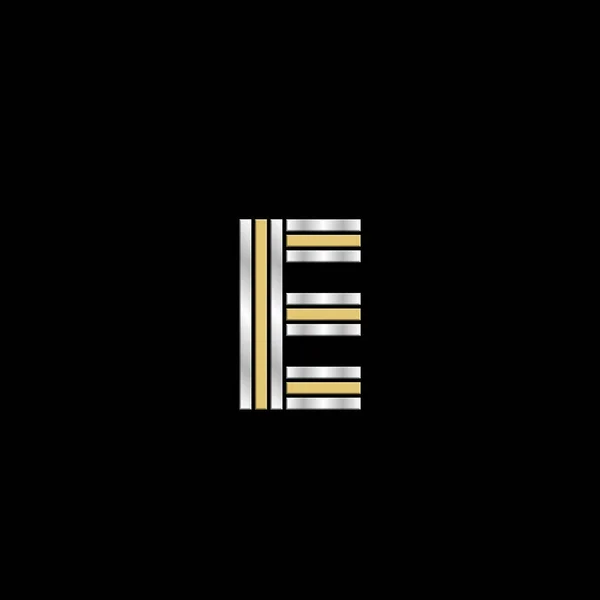 Brev Logotyp Design För Varumärke — Stock vektor