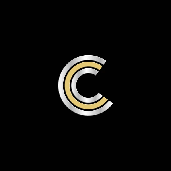 Lettre Logo Design Pour Marque — Image vectorielle
