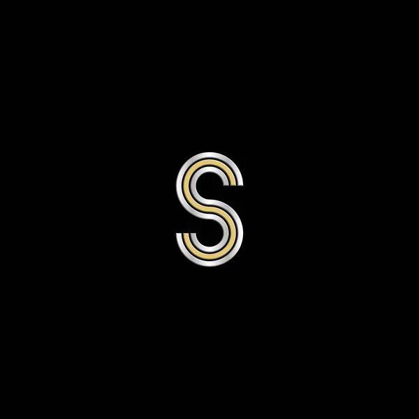 Betű Kreatív Logo Tervezés — Stock Vector