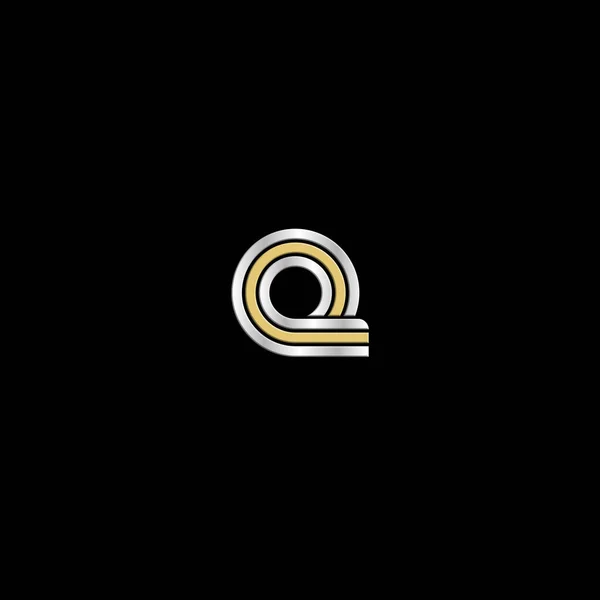 Creative Lettering Logo Design Für Brand — Stockvektor