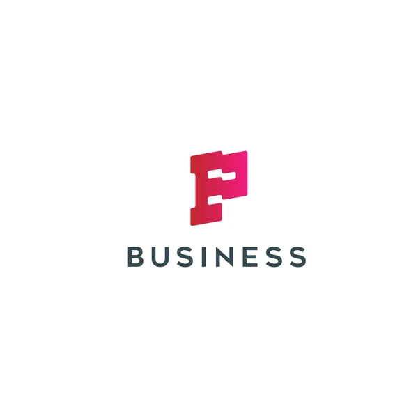 Projeto Logo Carta Onda — Vetor de Stock