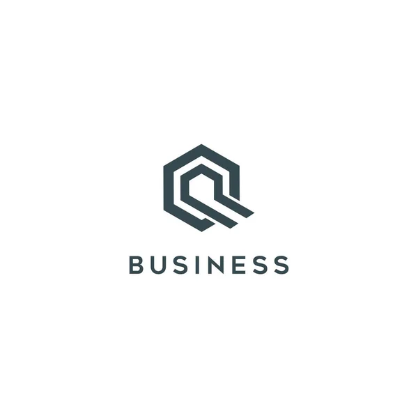 Carta Creativa Logo Design — Vector de stock